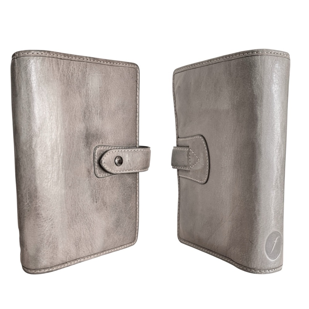 filoFAX Gray Leather Organizer - Picture 4 of 7